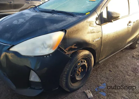 2013 Toyota Prius C Two из США, поврежденный, VIN JTDKDTB37D1534862